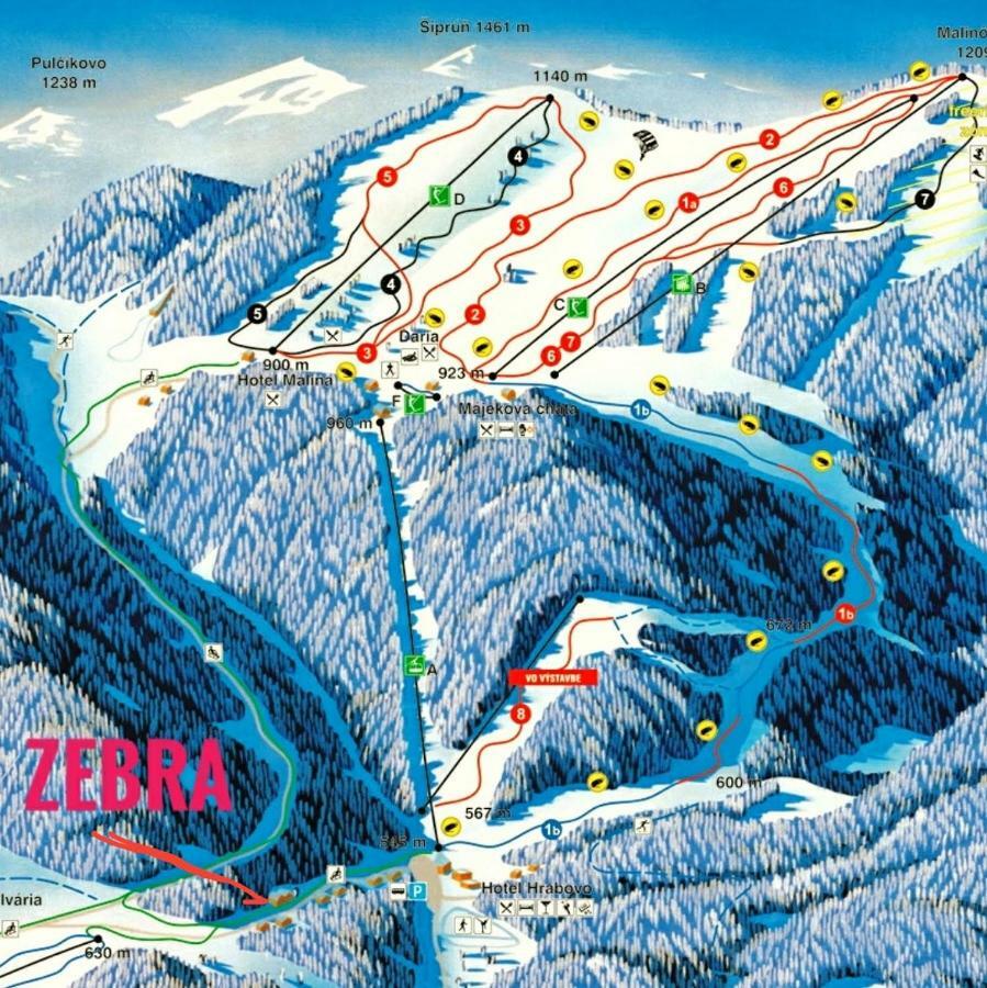 Chata Zebra 루좀베로크 외부 사진